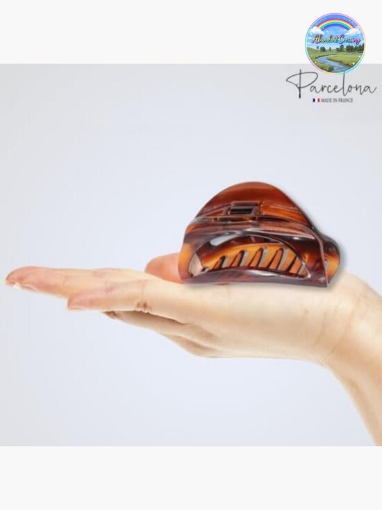 Celluloid Acetate Hair Claw Clip Flat Teeth Comfortable Hold for All Hair main image 5